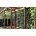 Hardhouten tuinpaal azobé 6 x 6 x 275 cm fijnbezaagd